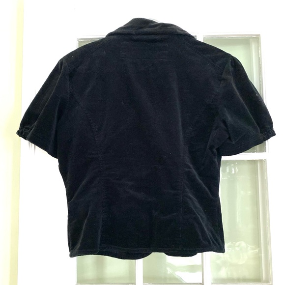 Black Velvet Jacket, Sz 10, Like New - Picture 3 of 3